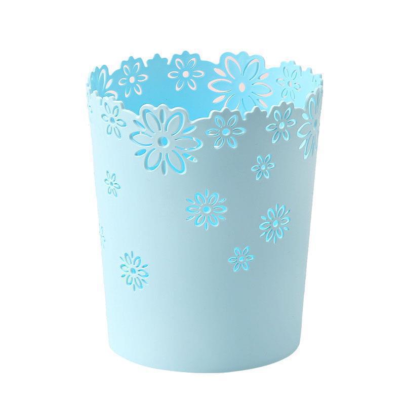 Lily Runder Plastik-Abfallkorb - Deckelloser Mülleimer für Küche, Bad, Büro - Erhältlich in den Größen Groß, Mittel und Klein.