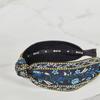 MAIA Royal Jacquard Hairband - Navy