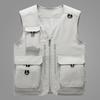 Men's Spring/Summer Outdoor Multi-Pocket Fishing Vest - Customizable Logo