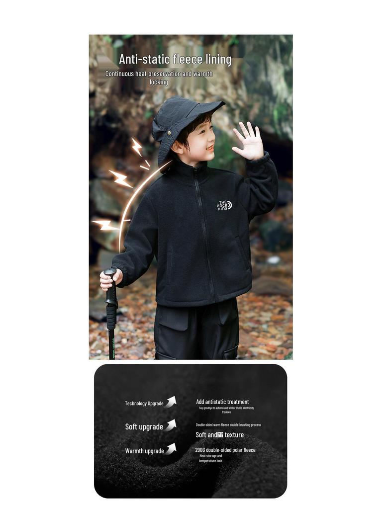 Boys' 3-in-1 Windbreaker Jacket - 2025 Spring/Autumn Kids' Waterproof Outdoor Coat