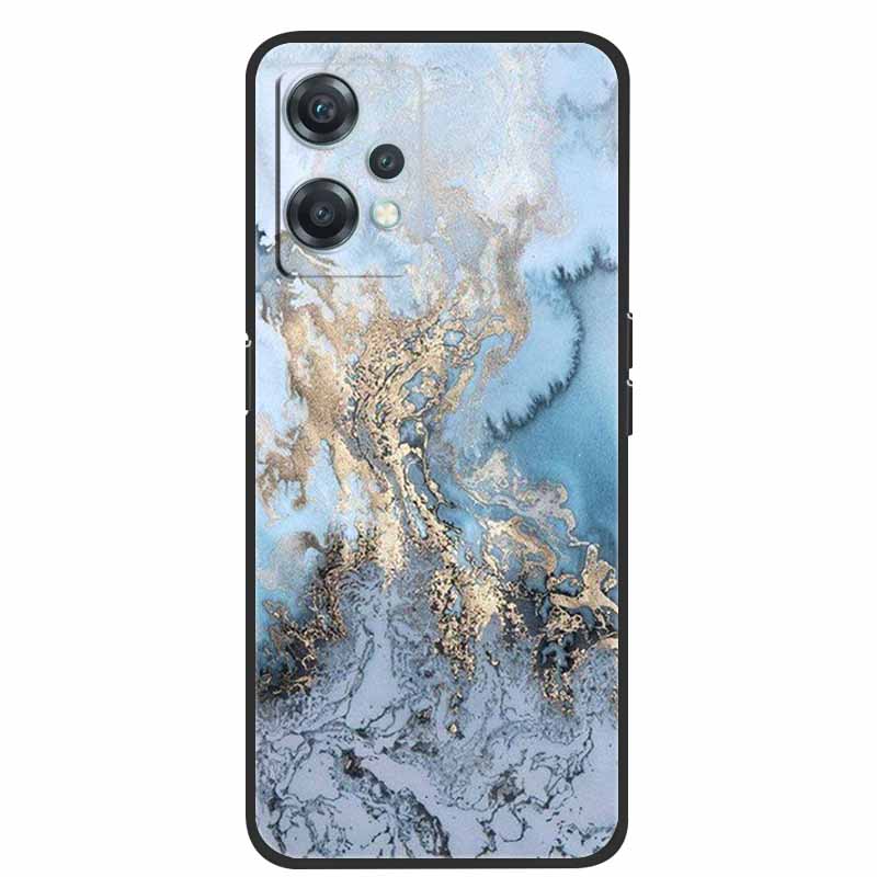 For OnePlus Nord CE 2 Lite 5G Cases Black Silicone Luxury Bumper TPU Case Cover Capa For OnePlus Nord CE 2 5G Shockproof Cases