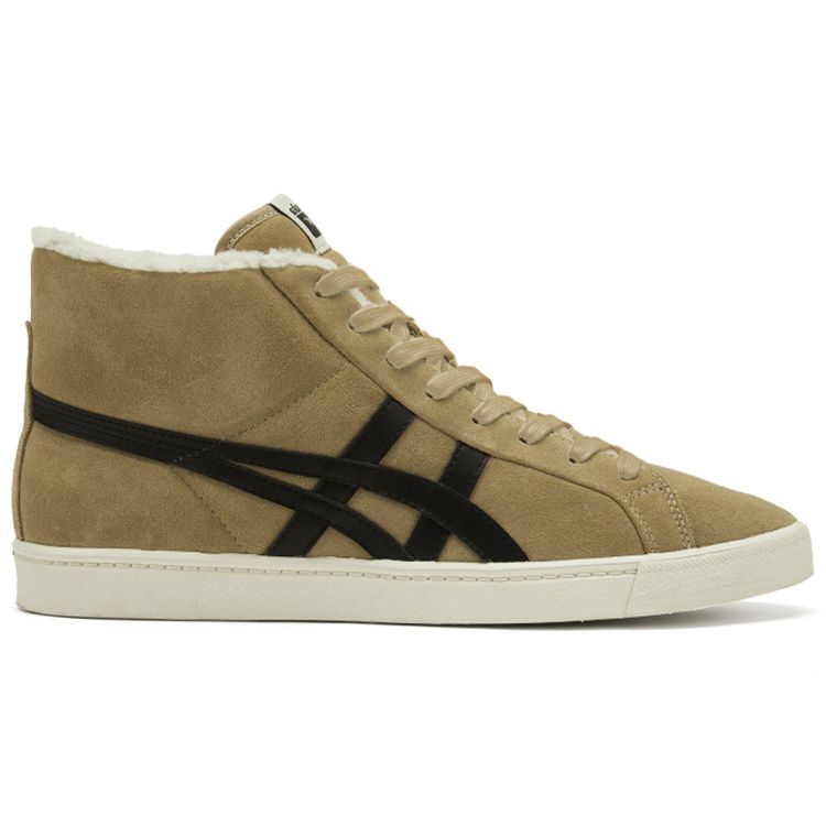 ONITSUKA TIGER Fabre RB Barevně blokované fleecové ležérní odolné polobotky Unisex tenisky Hnědé 1183B809-200