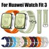 Bracelet Sport en Silicone Pour Huawei Watch Fit 3 Bracelet de Remplacement pour Huawei Watch Fit3 Correa Bracelets Style Officiel