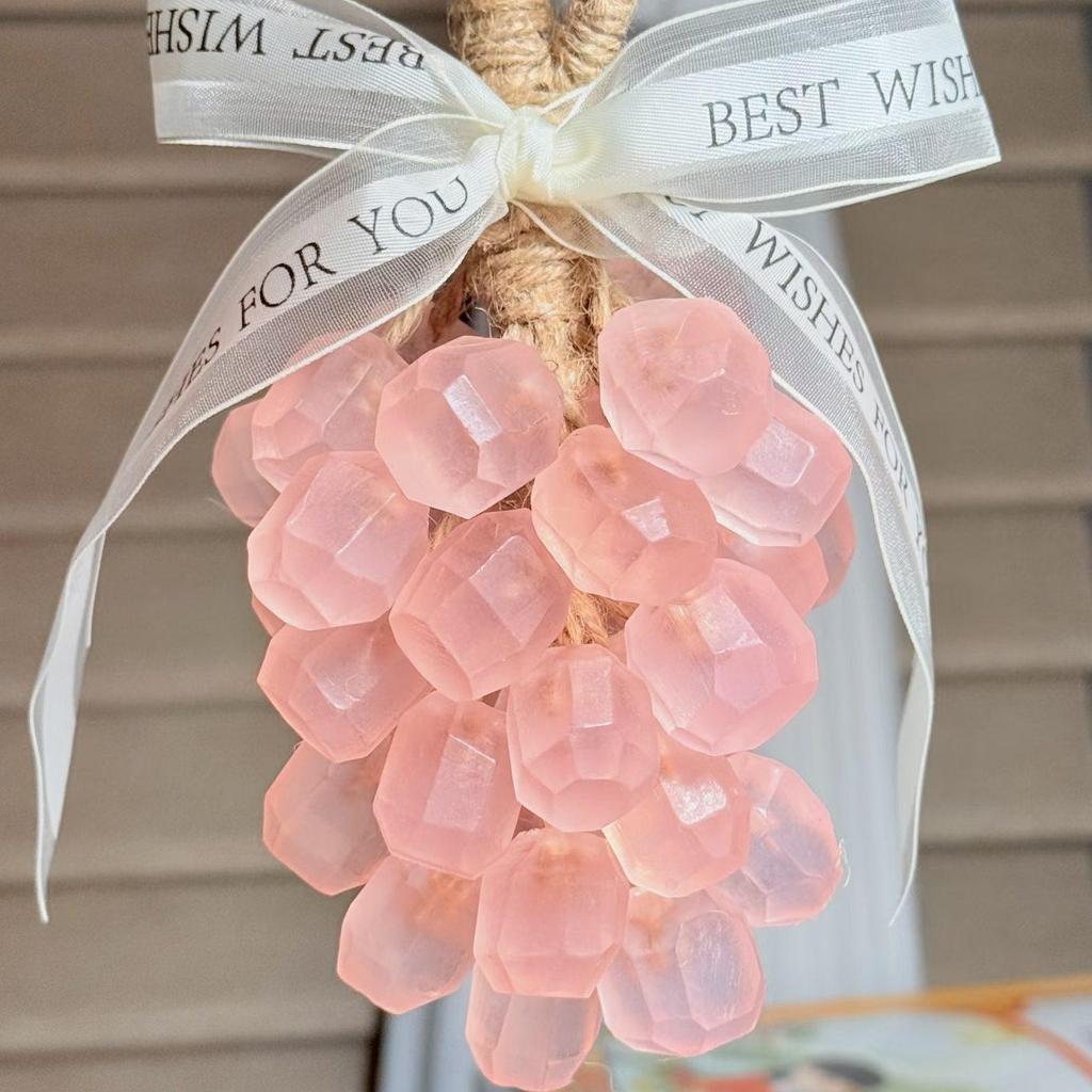 Kit de jabón casero de racimo de uvas - Jabón de aceite esencial de uva transparente para niños y actividades de verano para padres e hijos