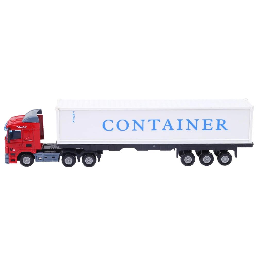 Mini Diecast Simulation Alloy Car Carrier Truck Model Boy Christmas Toys Miniature Vehicles Carrier Truck For Kids