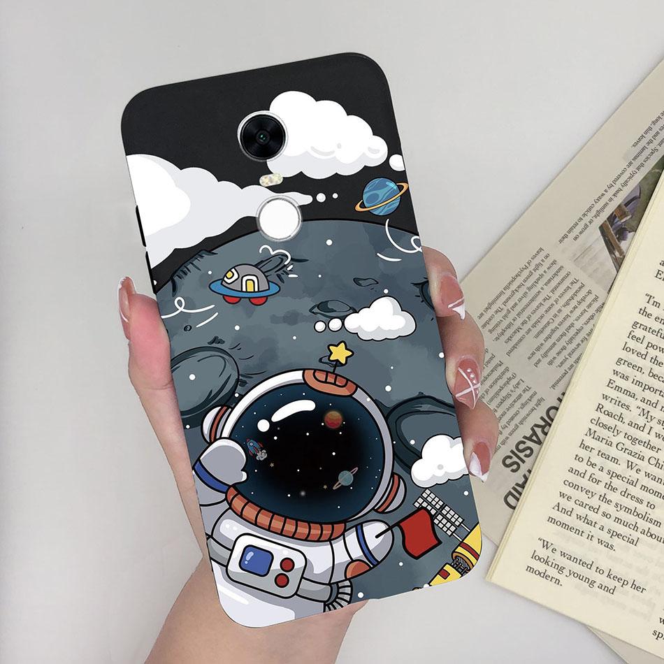Cute Cartoon Case For Xiaomi Redmi 5 Plus Case Soft Painted Matte Silicone Back Cover For Redmi5 Plus Redmi 5+ Phone Cases Funda