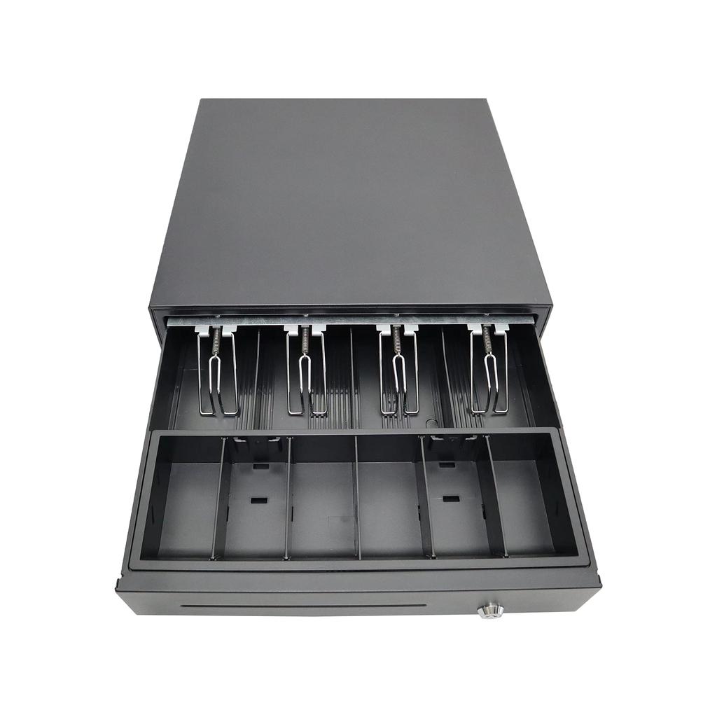 Kassenlade Automatisch Manuell Bargeld hergestellt von Washin zur Verwendung mit Kassensystemen und Bargeld mit Druckeranschluss WS-405 & (Schlüsselbetätigt) Schublade,