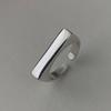PANJBJ 925 Sterling Silver Irregular Geometry Ring for Women Versatile Minimalism  Accessories Jewelry Party Gift Dropshipping