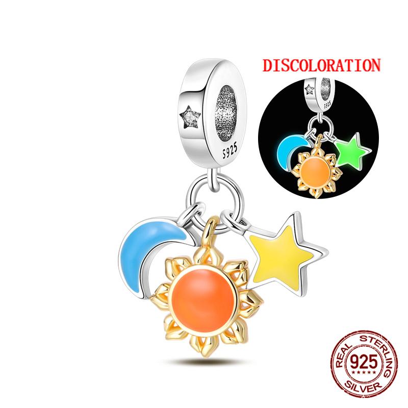 Luminous Copperstars And Moon Charms Fitoriginal Bracelets Diy Jewelry Making For Women Gift