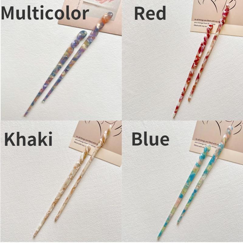 1 pçs moda estilo chinês varas de cabelo vintage acetato pauzinho feminino grampos de cabelo pinos casamento jóias de cabelo acessórios para o cabelo