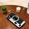 Funny Camera Phone Case  Soft  Silicone black For IPhone 17 16 15 14 13 12 11 X XR Plus Pro Max Plus