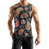 Men's Athleisure Independence Day Printed Sleeveless Vest