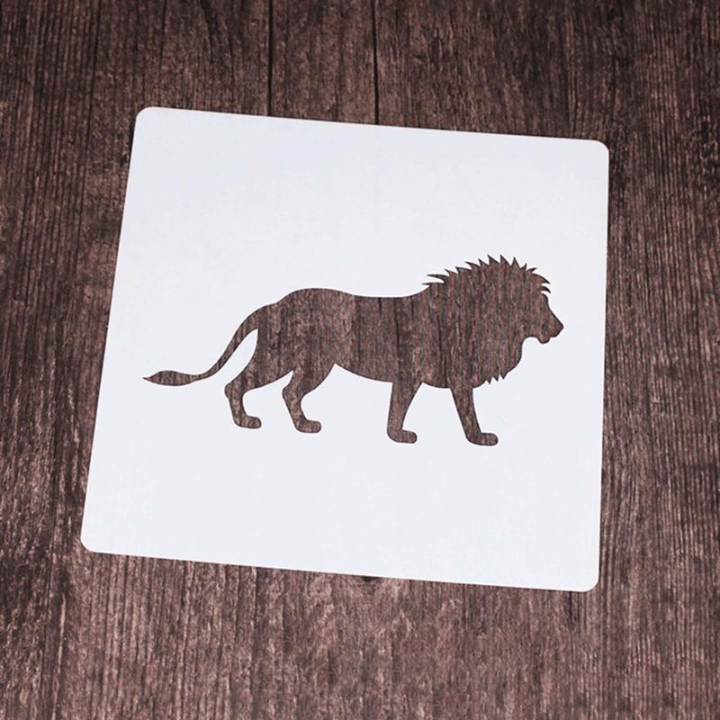 Reusable Animal Painting Stencils Various Pattern Silhouette DIY Craft Templates On Wood Wall Paper Card Canvas Door 9x