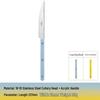 Sabre Paris Bistro Collection Stainless Steel Cutlery - Sky Blue and Yellow