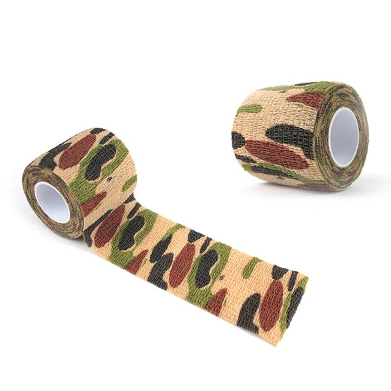 Outdoor Tarnband Dehnbar Wiederverwendbar Vlies Selbstklebend Radsport Sportbandage