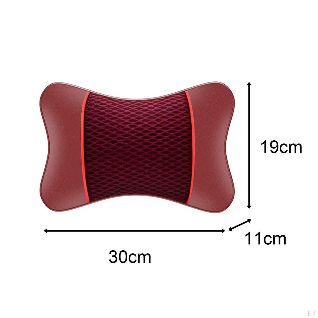 Car Headrest Pillow Neck Ergonomic Supplies Comfortable Easy to Clean