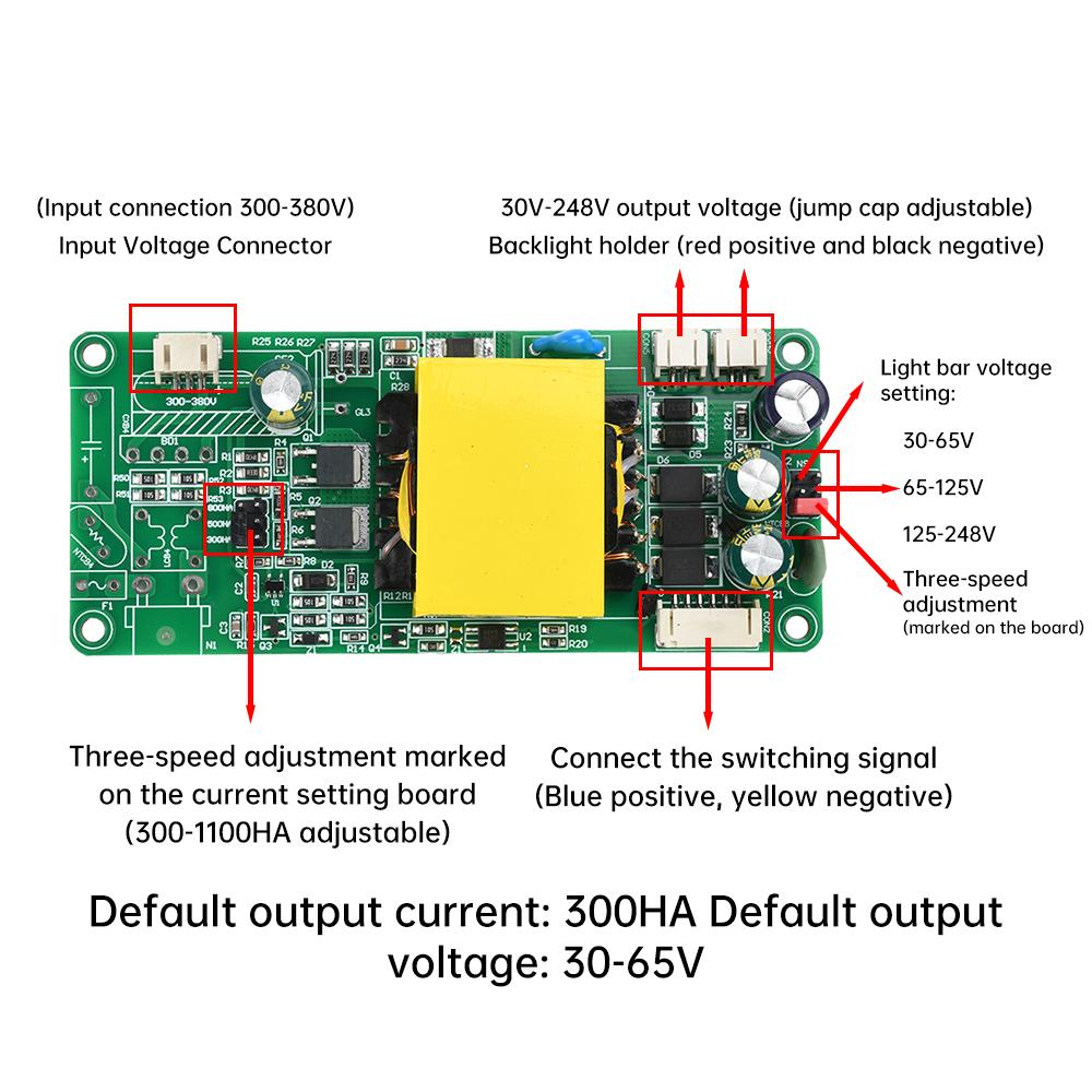 LCD Driver Board 11-71 Inch LED TV Backlight Constant Current Driver Module AC111V-111V/ DC111-181V to 11-118V Inverter