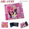 Anime Cartoon Rumi Zoey Demon Hunters PU Leather Wallet Card Bag Birthday Gift