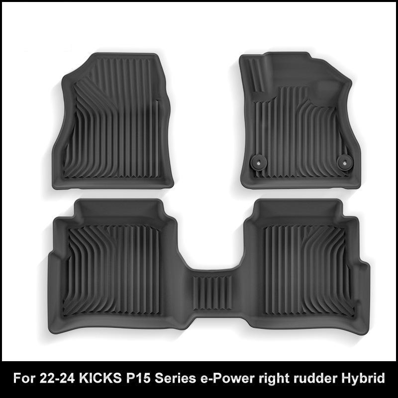 Fits 2022-2024 Nissan Kicks P15 e-Power: All-TPE Floor & Trunk Mats