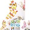 Exquisite 12pcs 3d Butterfly Wall Stickers Perfect For Stylish Bedroom Decor And Decoration