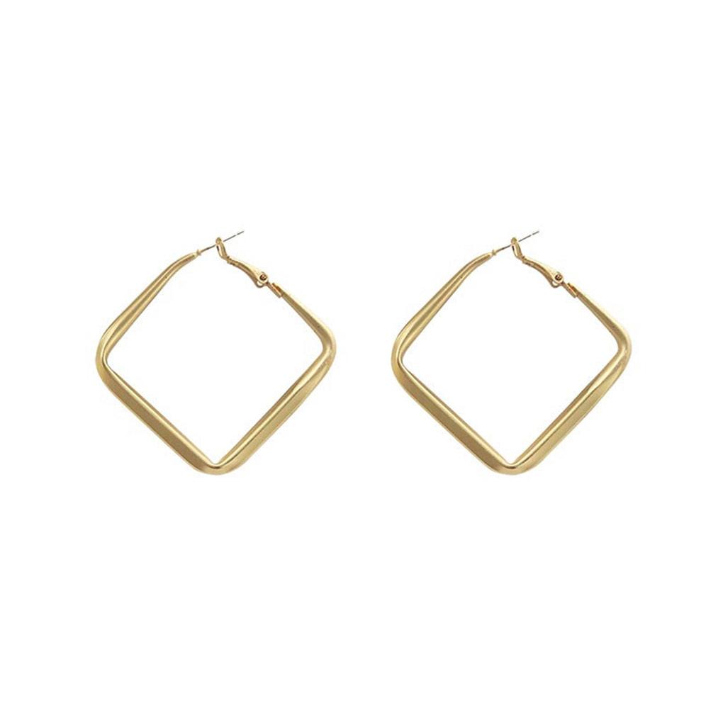 2 шт. Подвесные серьги Портативный подарок Неправильные квадратные серьги Ретро Легкие Модные Серьги-подвески Матовые Подвески для ушей