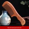 Natural Anti-Static Peach Wood Comb for Men & Women’s Long Hair with Buffalo Horn