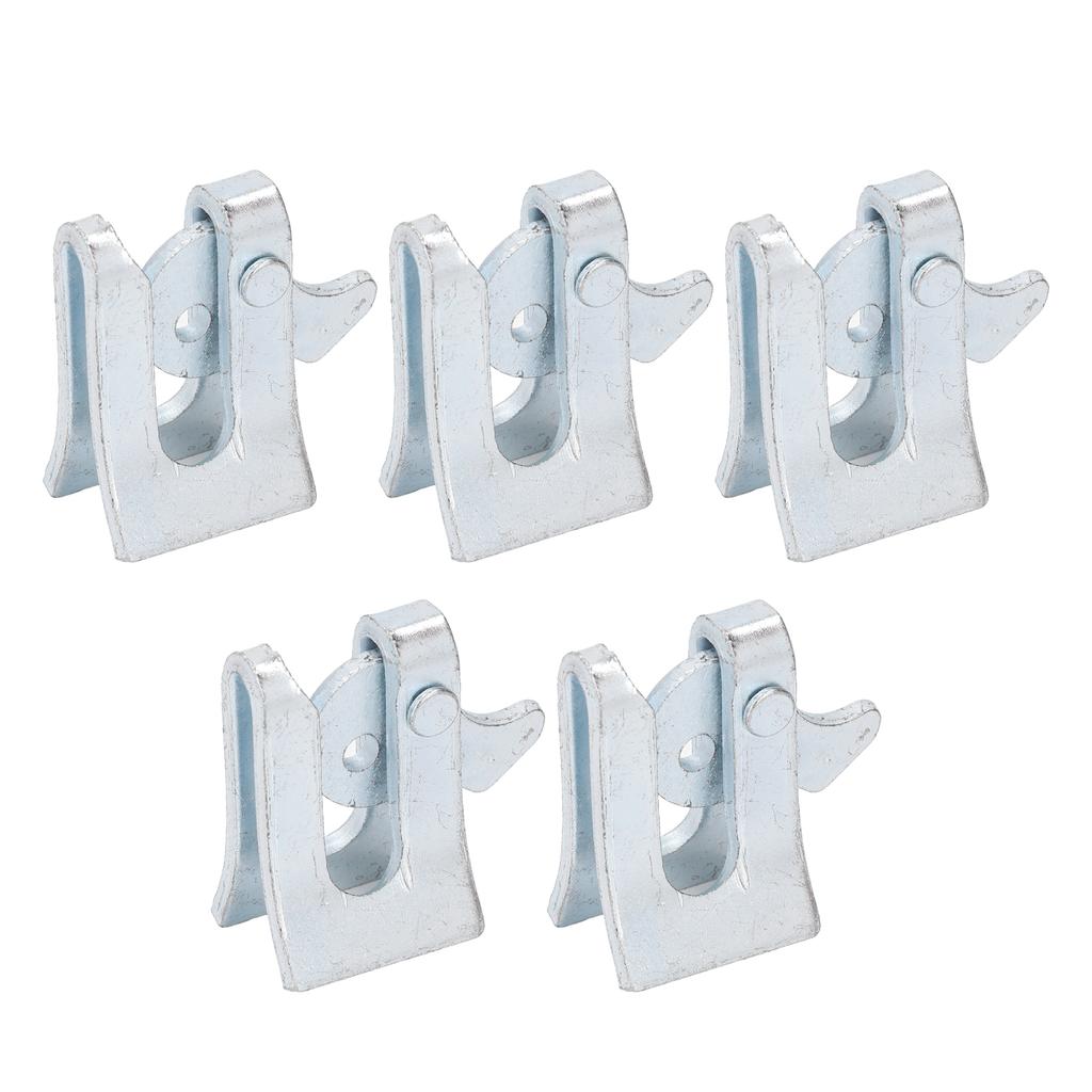 5 Sets Pig Fence Door Latch Thickened Galvanized Steel Plate Farm Gate Latch for Farrowing Bed Farm