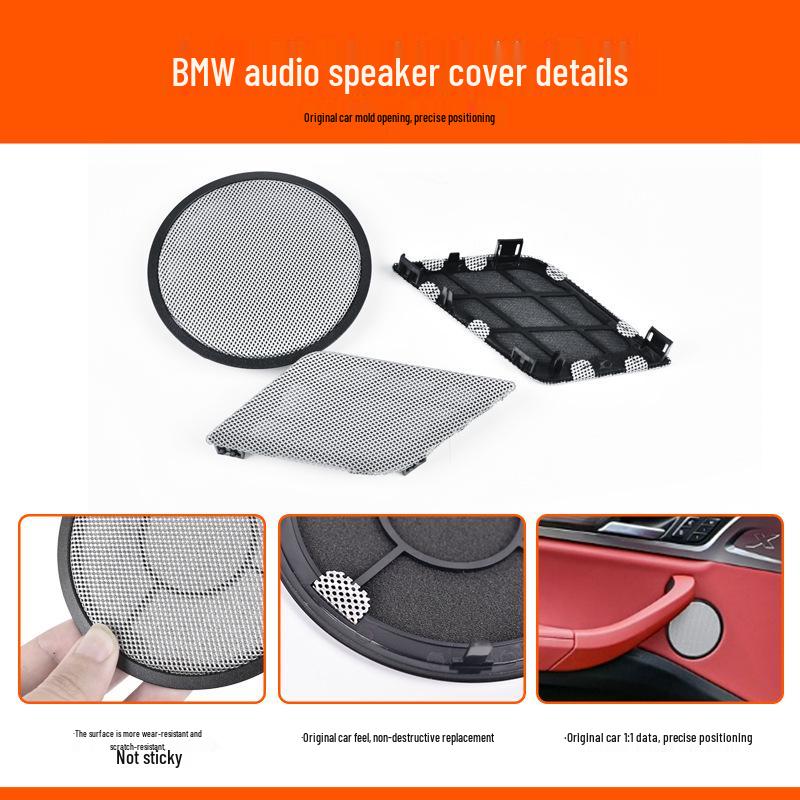 BMW X3/X4 Door Speaker Dustproof Mesh Cover for G08 iX3 Audio