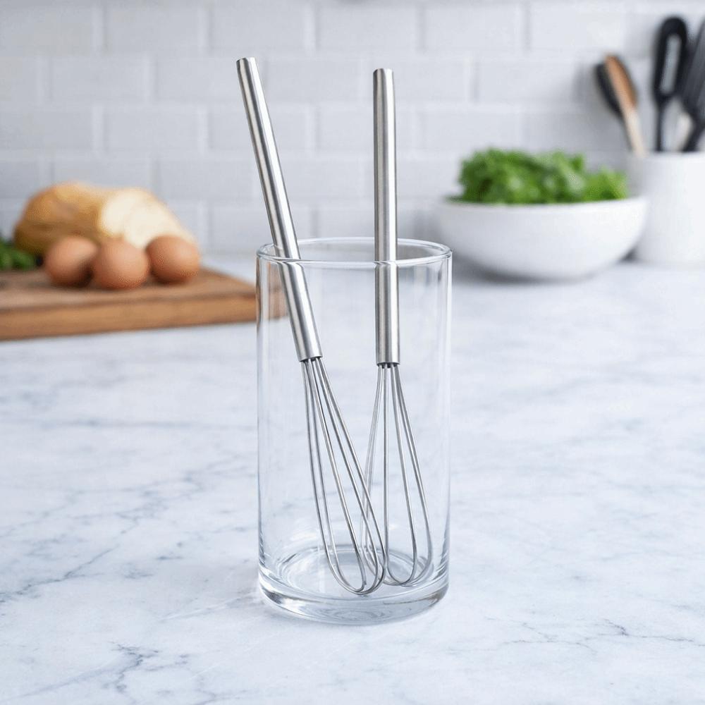 Manual Operation Stainless Steel Wire Whisk Handheld Nonstick Wire Egg Mixer Labor-saving Efficient Stirring Bar Cream Whiskin