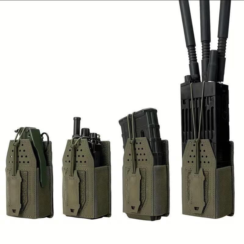 Open-Top Interphone Hanging Bag Walkie-talkie Holder Multi Function Tactical Mini Radio Pouch Holster
