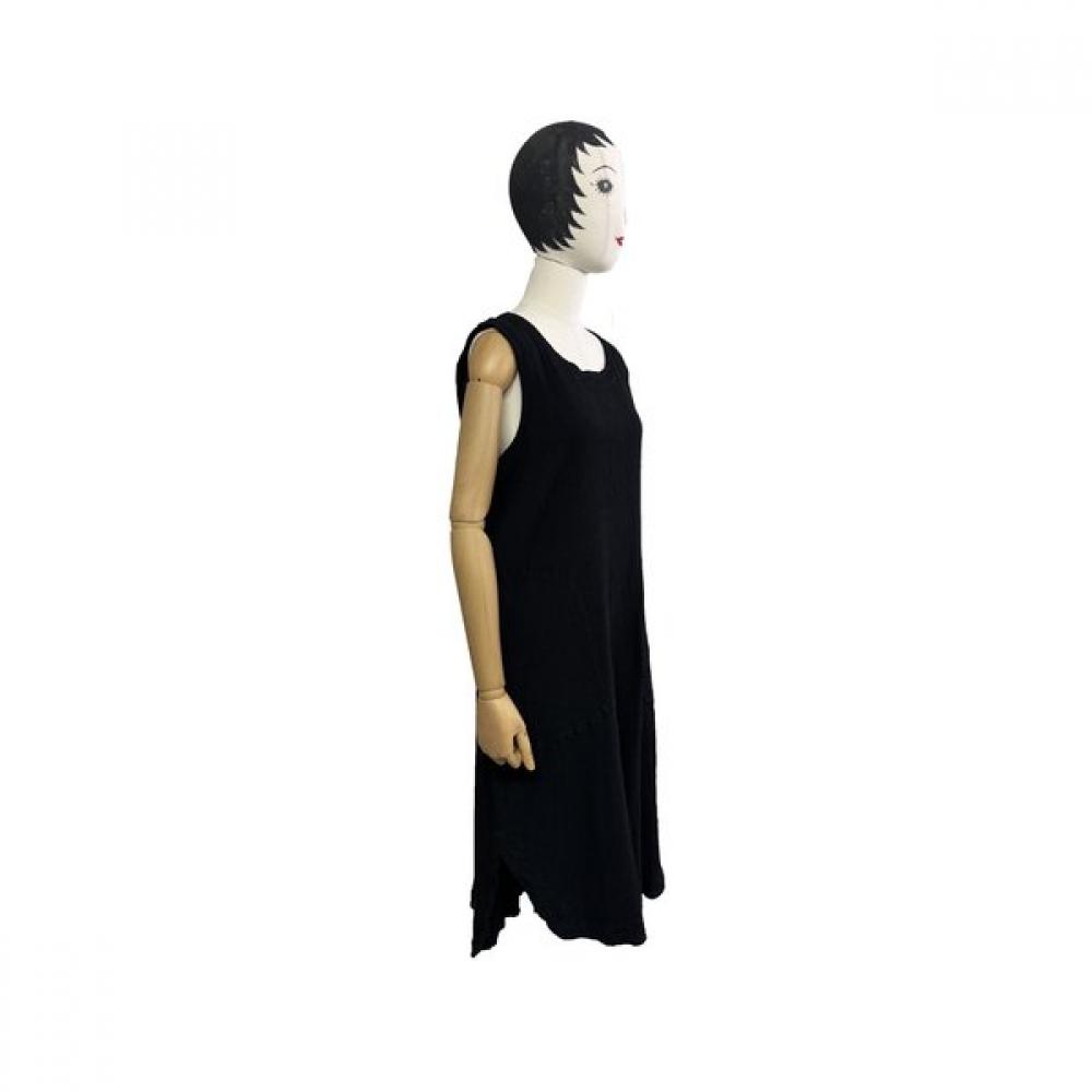 LA VITA JUNKO 100  Cotton Pleats Dress Cqfop002