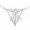 Cute Lace Girl Panties Hollow Water-soluble Embroidered Pure Desire Thong Low Waist Sexy Thin Belt High Value T-pants