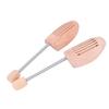 2Pcs Wood Anti Deformation Anti Wrinkle Women Men Shoe Tree   with Spring Column(35 36)