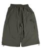 SK8ER ROCK Nylon Cargo Wide Long Half Pants Dimgray