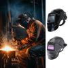 Welding Helmets Darkening Large View Solar Power True Color Welding Hoods Sensors Wide Shade Welding Mask Grinding