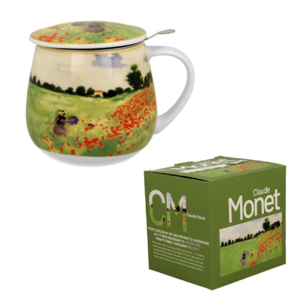 Kubek Baryłka Z Zaparzaczem Monet Poppy