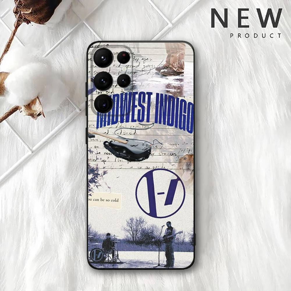 T-Twenty One Pilots Phone Case For Samsung S 25,24,23,22,30,21,10,9,Ultra,Plus,Lite,FE,4,5G Black Soft Case