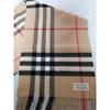 Used [Unused] BURBERRY Scarf Stole Muffler Shawl 100% Cashmere Camel & Red Heart Reversible