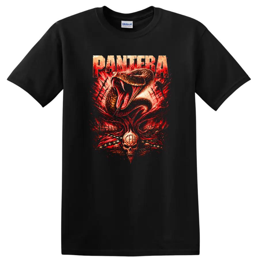 Schlangen Grafik Retro Rock T-Shirt Heavy Metal Band Album Cover Art T-Shirt