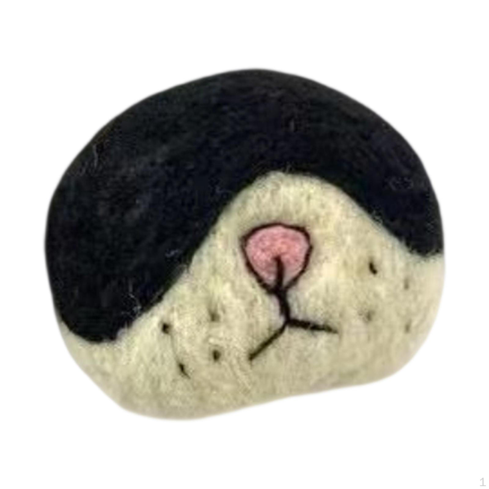 

Cat Whisker Holder Fridge Decor Decorative Refrigerator Ornament Nose Shape Pet Beard for black white