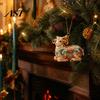 Decorative Acrylic Christmas Tree Decoration 2D Goat Ornament, Cute Animal Sheep Hanging Decor for Lightweight Holiday Accessory Tree, Party