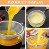 Premium Fine Mesh Strainer for Your Festive Kitchen - Versatile 6.3 Inch Stainless Steel Sieve for Fruits,Broths,and Baking Prep