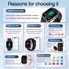 New Men Accurate Health Diagnosis ECG Smart Watch Blood Pressure Blood Oxygen Blood Fat Uric Acid Temp Bluetooth call Smartwatch