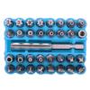 33pcs Tamper Proof CRV6150 Screwdriver Bit Set with Magnetic Holder for Any Drills Screwdriver Nutdrivers Bits Hand Tools with