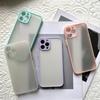 For iPhone 13 Pro Max Shockproof Bumper Clear Phone Case For iPhone 12 11 Pro Max XR X XS 7 8 Plus Soft Silicon Matte Hard Cover