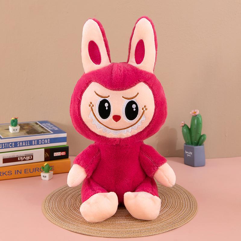 25Cm The Monster Labubu Plush Toy Labubu Doll Set Labubu Monster Stuffed Animal Soft Toy Mascot Gift Pillow Soft Plush Toys