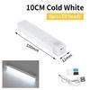LED Motion Sensor Light Wireless Rechargeable Strip Night Light Magnetic Mount Smart Closet Cabinet Lighting