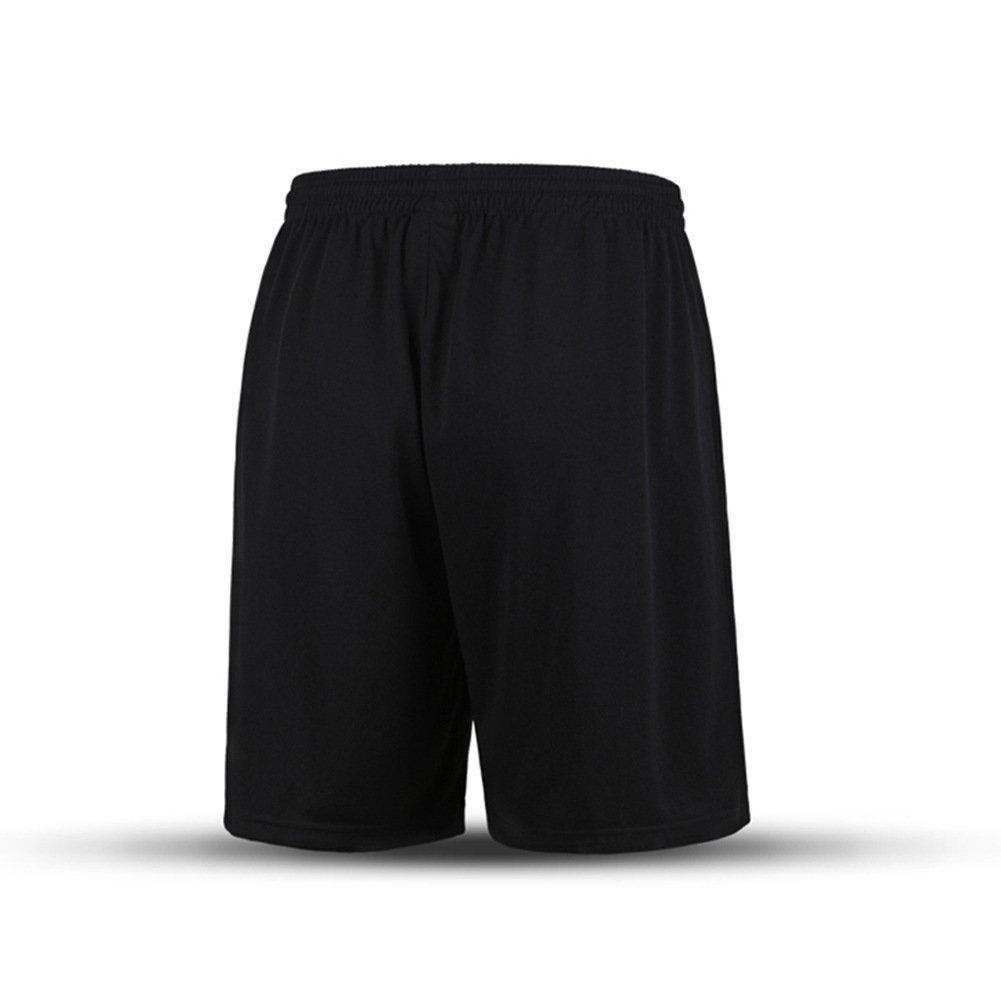 Kelme Men's Soccer Game Shorts, Half-Length, Quick-Drying Practice Shorts (Black, Size S)