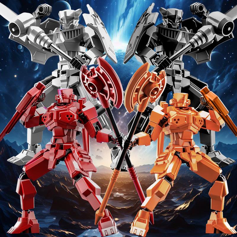 3D Printed Knight Mannequin Dummy Multi-Jointed Movable Shapeshift Robot Warrior 13 Action Figure Ornament Decoration For Kids