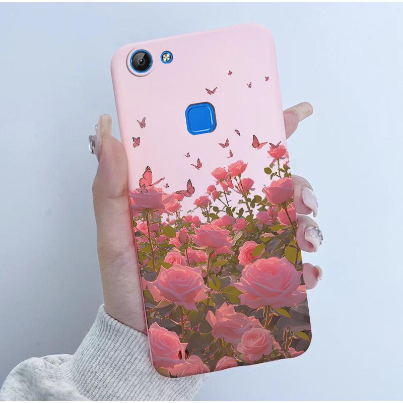 For Vivo V7 V7+ Plus Y79A Y75 Y73 Y79 1716 1718 Phone Case Cute Astronaut Panda Flowers Candy Soft Silicone TPU phone Case Cover